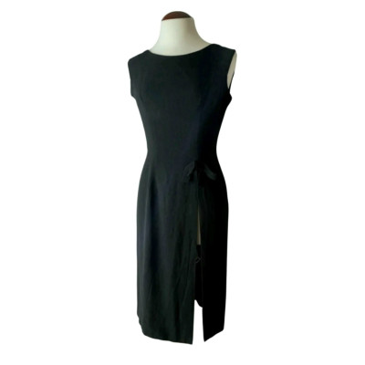 Carven Dress Silk in Black