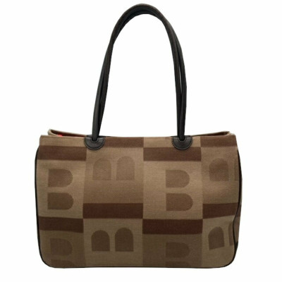 Bally Handbag Canvas in Brown