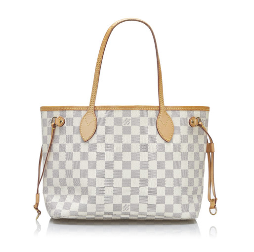 Dames Neverfull Canvas in Wit | Tweedehands