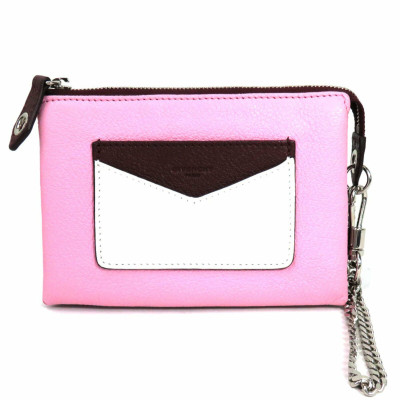 Givenchy Clutch Bag Leather in Pink
