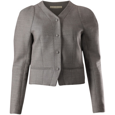 Balenciaga Jacket/Coat Wool in Grey