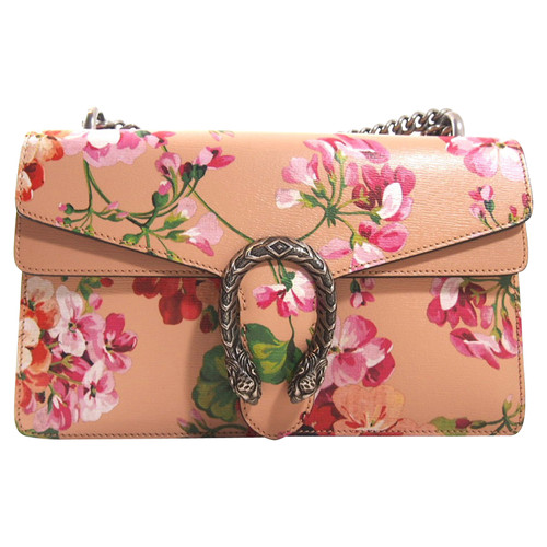 GUCCI Damen Dionysus Shoulder Bag aus Leder in Rosa / Pink