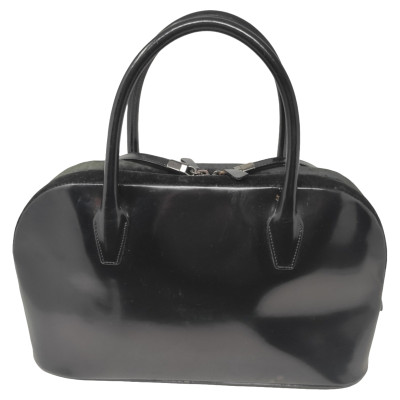 Orciani Tote bag Patent leather in Black