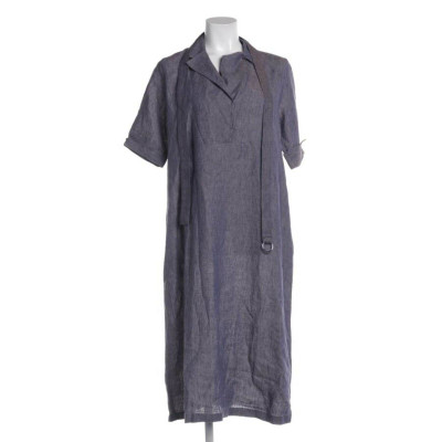 Peserico Dress Linen in Grey