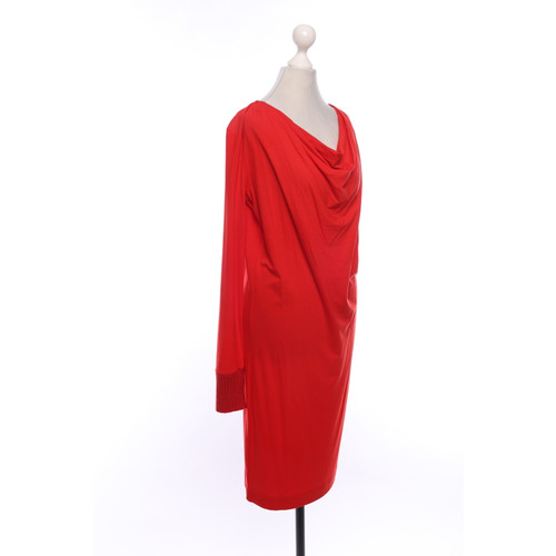 ESCADA Damen Kleid aus Viskose in Rot Größe: DE 36