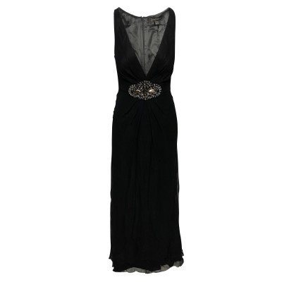 Jenny Packham Dress Silk in Black