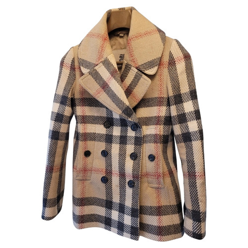 BURBERRY Damen Jacke/Mantel aus Wolle in Beige Größe: IT 38