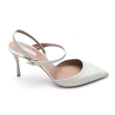 Tabitha Simmons Pumps/Peeptoes Leather in Silvery