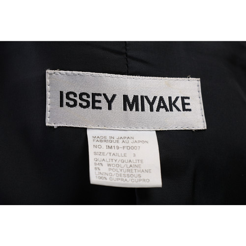 ISSEY MIYAKE Dames Blazer in Zwart in Maat: L | Tweedehands