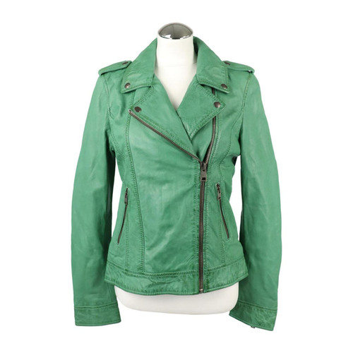 OAKWOOD Donna Giacca/Cappotto in Pelle in Verde