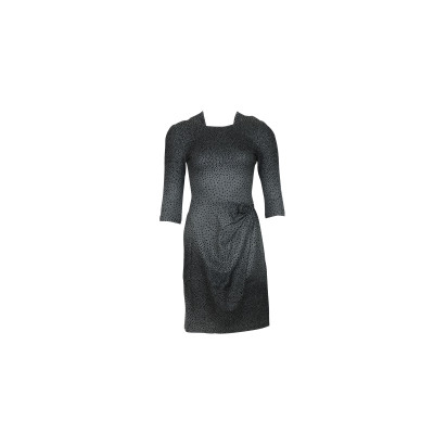 Issa Kleid aus Wolle in Schwarz
