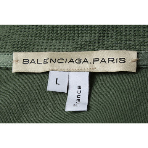BALENCIAGA Femme Veste/Manteau en Coton en Vert en Taille: L