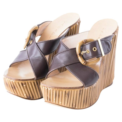 Casadei Sandals Leather in Brown