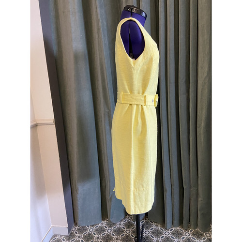 LAURÈL Damen Kleid aus Baumwolle in Gelb Größe: DE 34