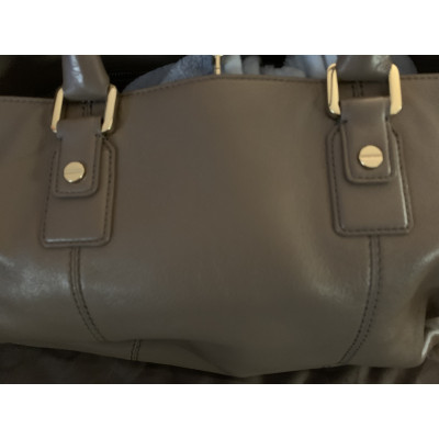 Borbonese Tote bag Leather in Taupe
