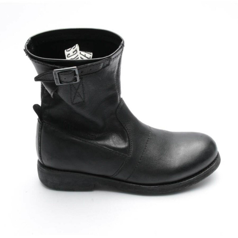 BIKKEMBERGS Damen Stiefel aus Leder in Schwarz Gr e EU 41