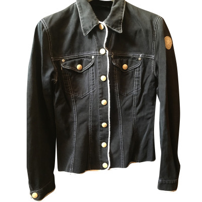 Jean Paul Gaultier Jacket/Coat Jeans fabric in Black