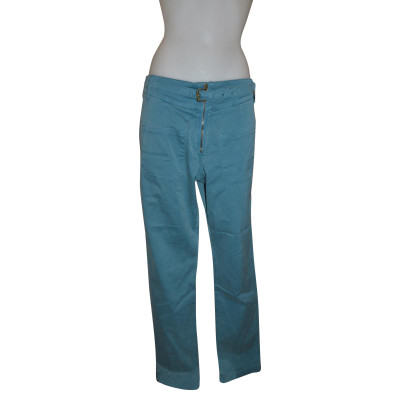 Golden Goose Trousers Cotton in Petrol