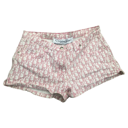 CHRISTIAN DIOR Damen Shorts aus Baumwolle in Rosa / Pink