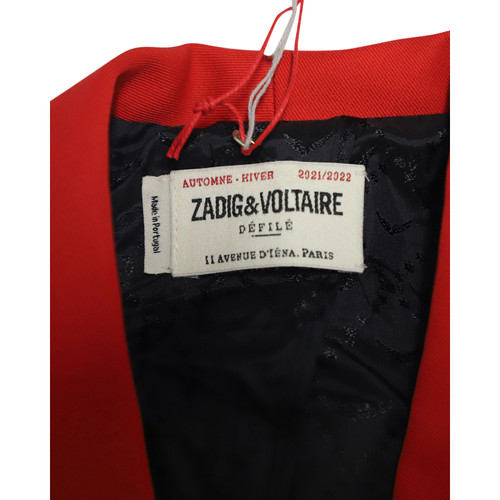 ZADIG & VOLTAIRE Femme Blazer en Rouge en Taille: XS