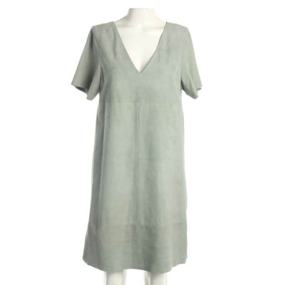 Drome Kleid aus Leder in Grün