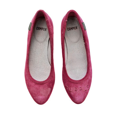Camper Slippers/Ballerinas Suede in Pink