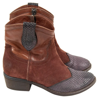 Janet & Janet Ankle boots Leather in Brown