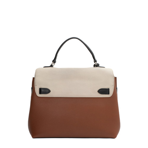 Lockme Ever bag in brown leather