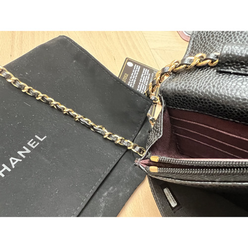CHANEL Femme Wallet on Chain en Cuir en Noir | Seconde Main