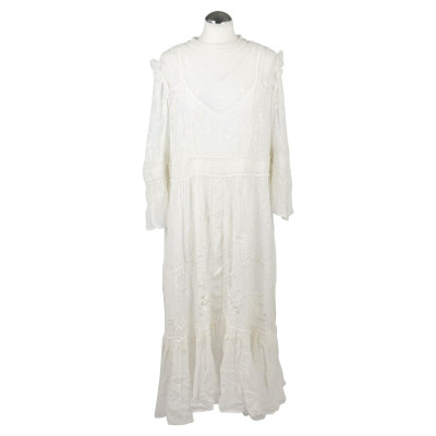 All Saints Kleid aus Viskose in Weiß