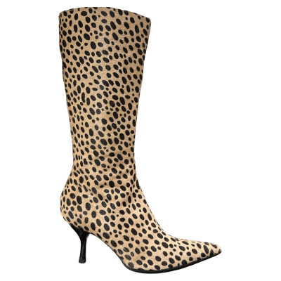 Sergio Rossi Boots Leather in Beige