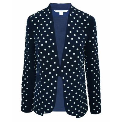 Diane Von Furstenberg Jacket/Coat in Blue