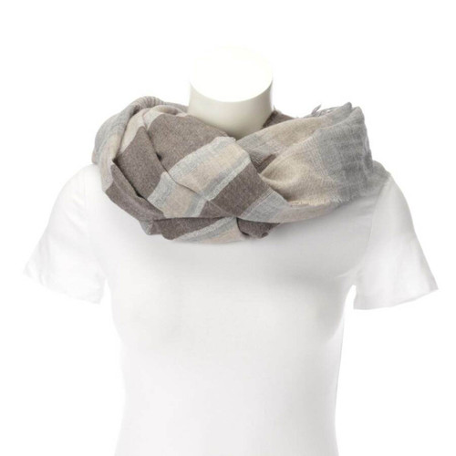 FABIANA FILIPPI Damen Schal/Tuch aus Wolle in Grau