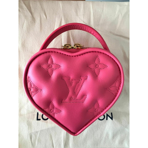 LOUIS VUITTON Donna Pop My Heart Pouch in Pelle in Fucsia