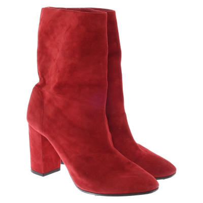 Aquazzura Ankle boots Leather in Red