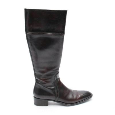 Santoni Boots Leather in Brown