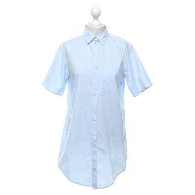 Mm6 By Maison Margiela Top Cotton in Blue