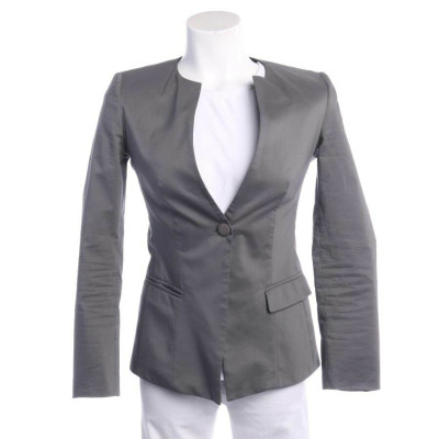 Emporio Armani Jacket/Coat Cotton in Grey