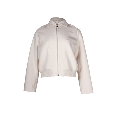 Hermès Jacket/Coat Wool in White
