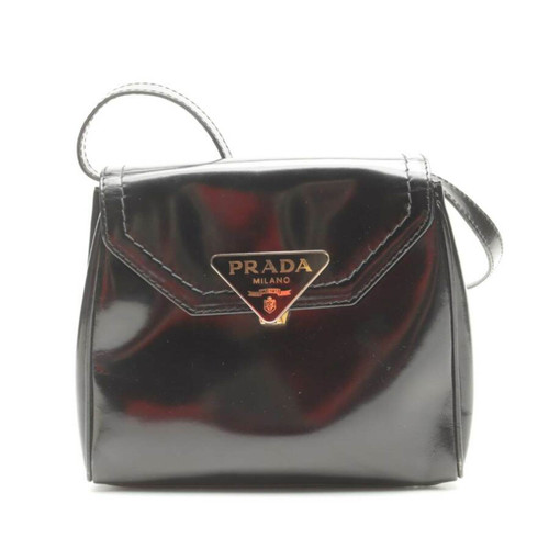 PRADA Women's Shoulder bag Leather in Black | Second Hand