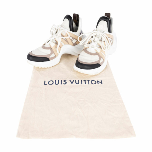 LOUIS VUITTON Femme Sneakers aus Leder en Taille: EU 38,5