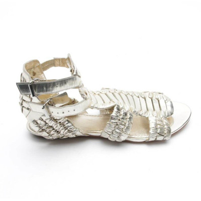 Givenchy Sandalen aus Leder in Silbern