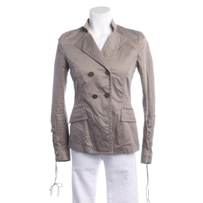 Dondup Jacke/Mantel aus Baumwolle in Grau