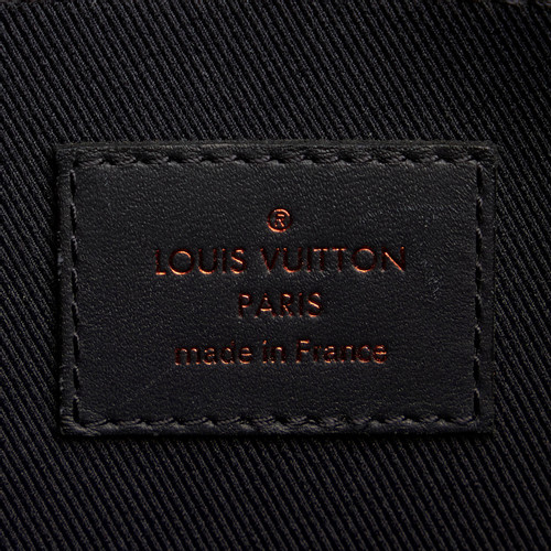 LOUIS VUITTON Donna Pochette Plate in Tela in Blu