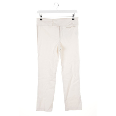 Isabel Marant Paire de Pantalon en Coton en Blanc