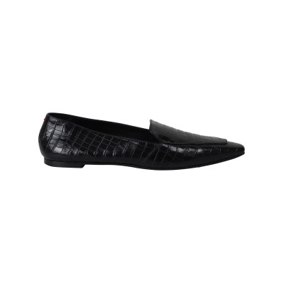 Aeyde Slippers/Ballerinas Leather in Black