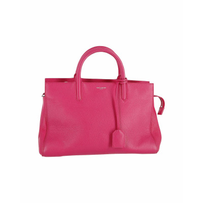 Saint Laurent Tote Bag aus Leder in Rosa / Pink
