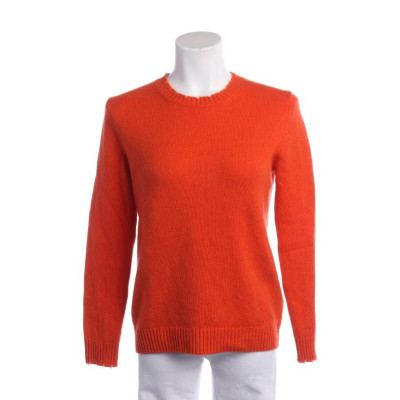 Allude Top Wool in Orange