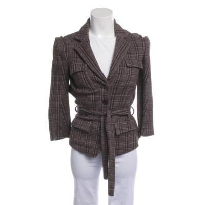 Diane Von Furstenberg Jacket/Coat Cotton in Brown