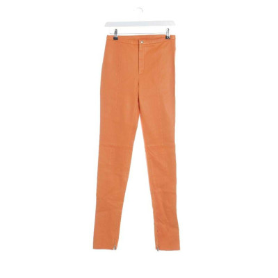 Stouls Trousers Leather in Orange